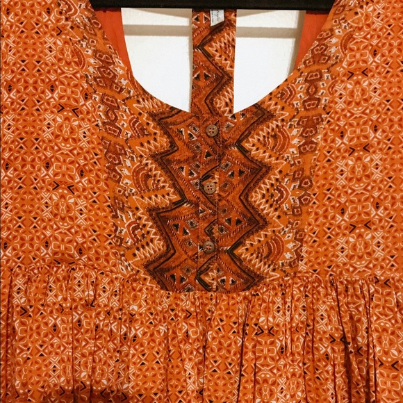 Free People Sundown Cutout-Back Babydoll Dress - Picture 5 of 5